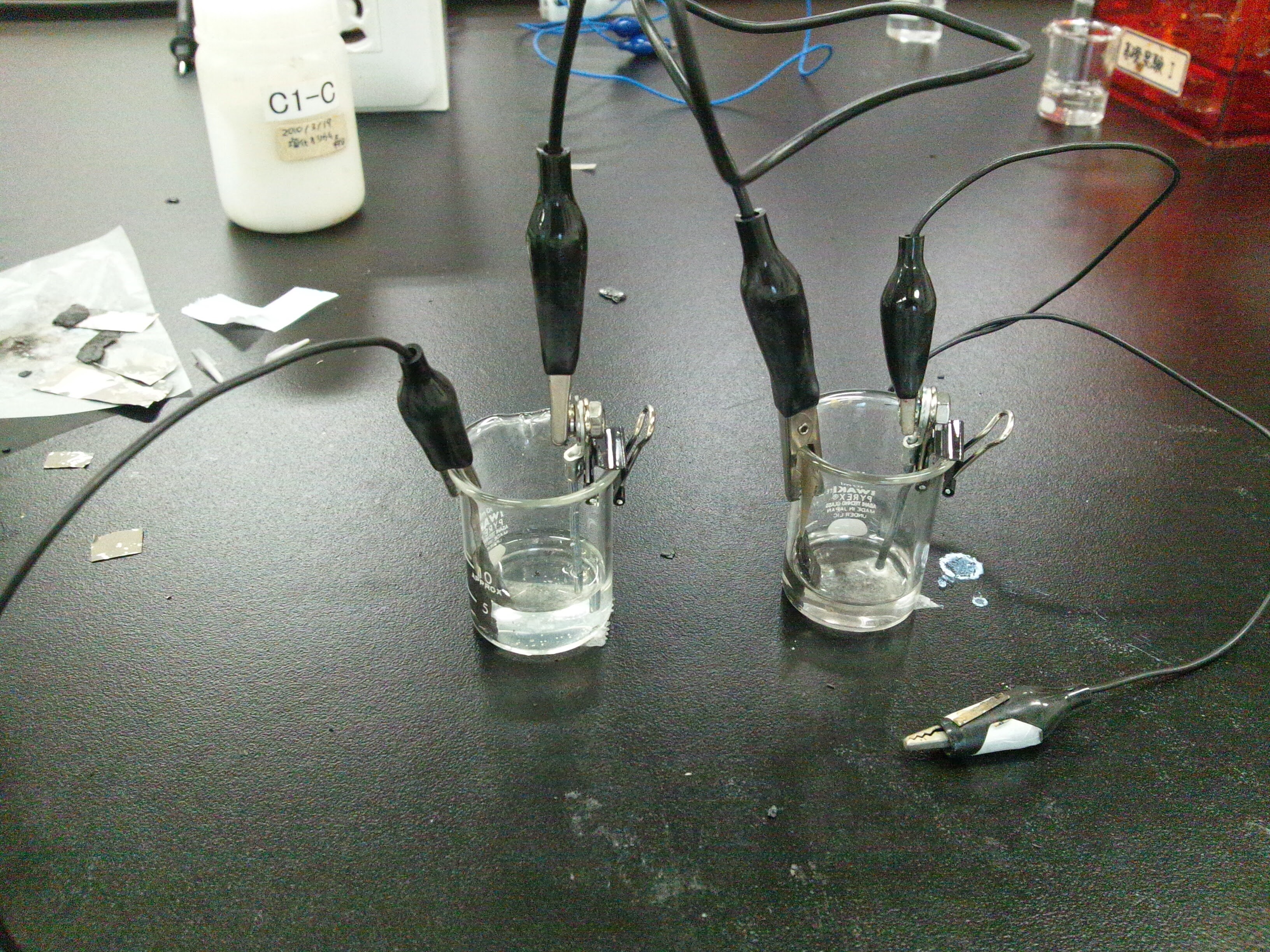 酸化マンガン（Ⅳ）の還元（アルカリ乾電池）